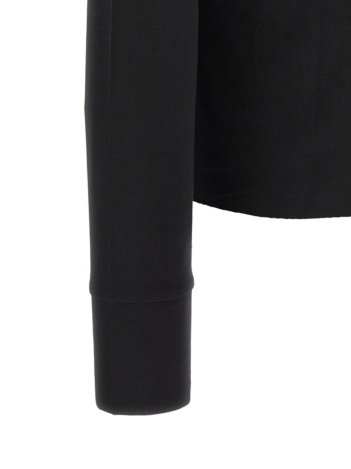 Thom Krom Black Viscose T-Shirt