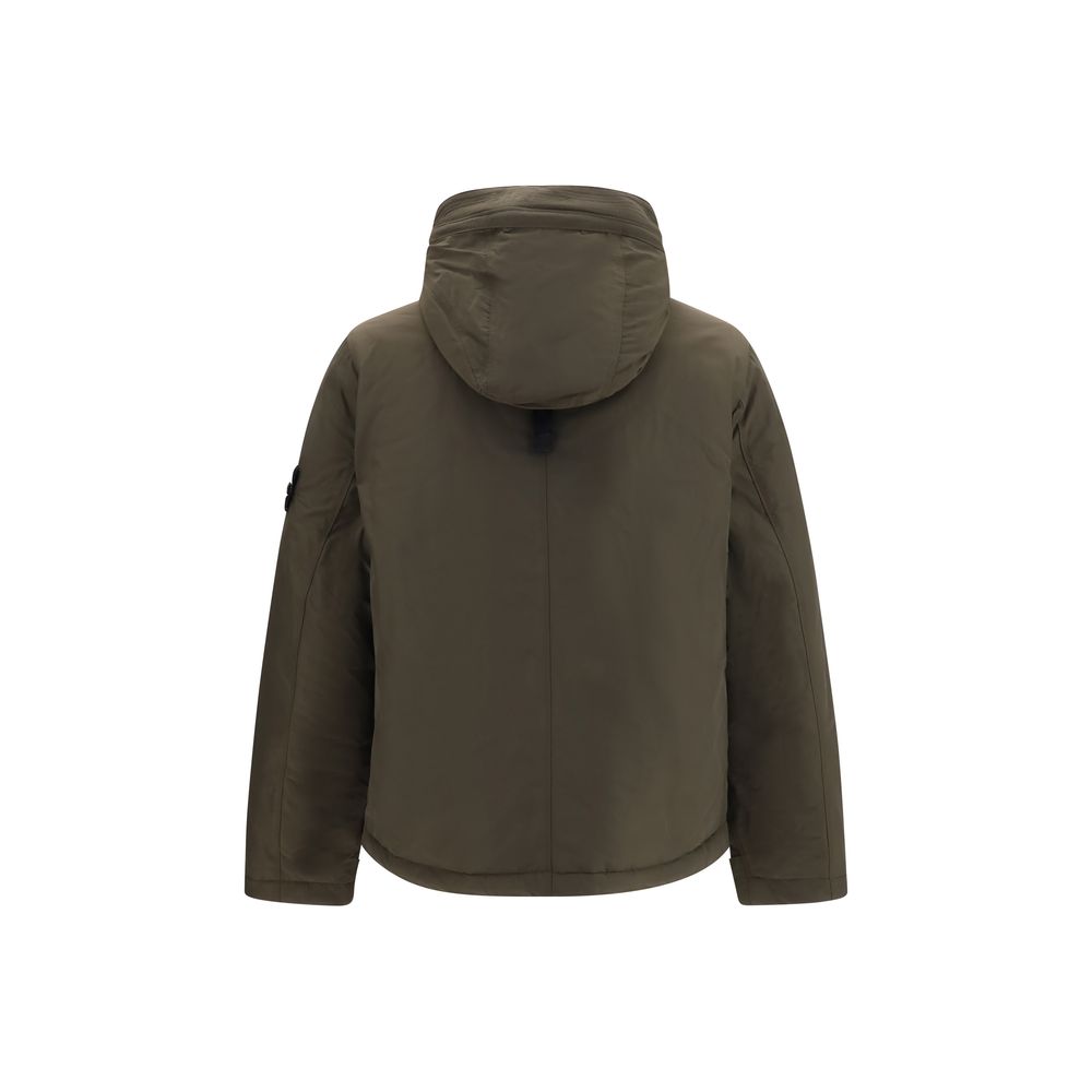 Stone Island Bicolor Polyester Shell Jacket