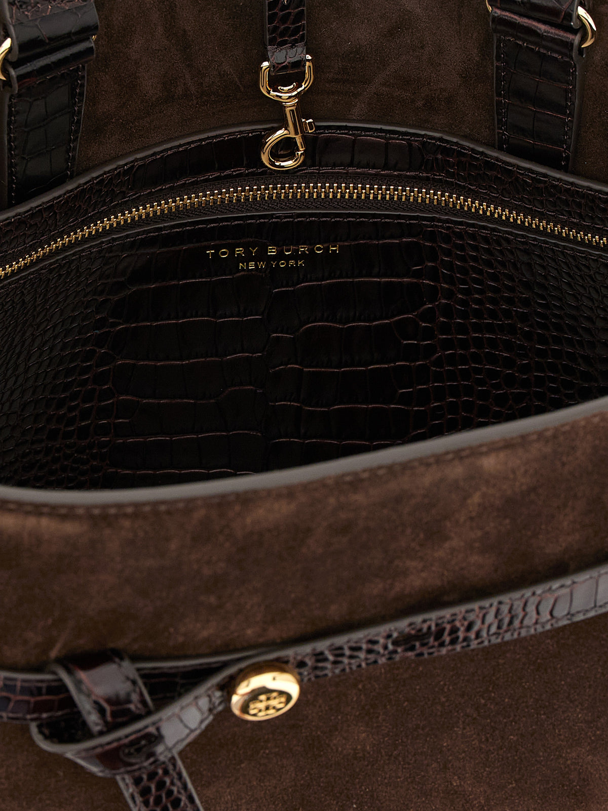 Tory Burch Brown Bovine Leather Handbag