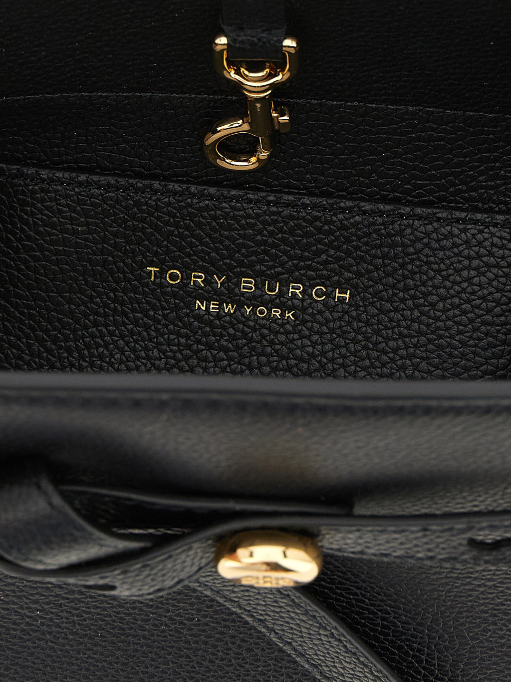 Tory Burch Black Cowhide Handbag