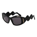 GCDS Black Acetate Sunglasses