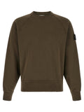Stone Island Gray Cotton Sweatshirt