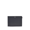 Valentino Garavani Black Calf Leather Bos Taurus Wallet