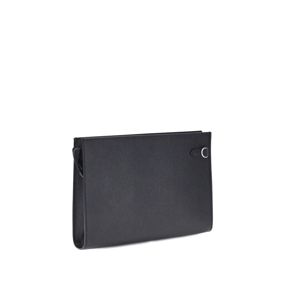 Valentino Garavani Black Calf Leather Bos Taurus Wallet