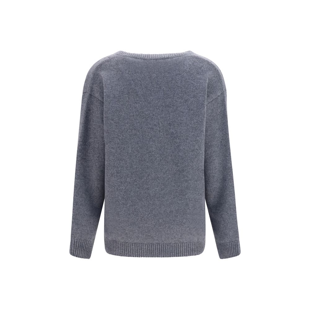 Valentino Garavani Gray Cashmere Sweater