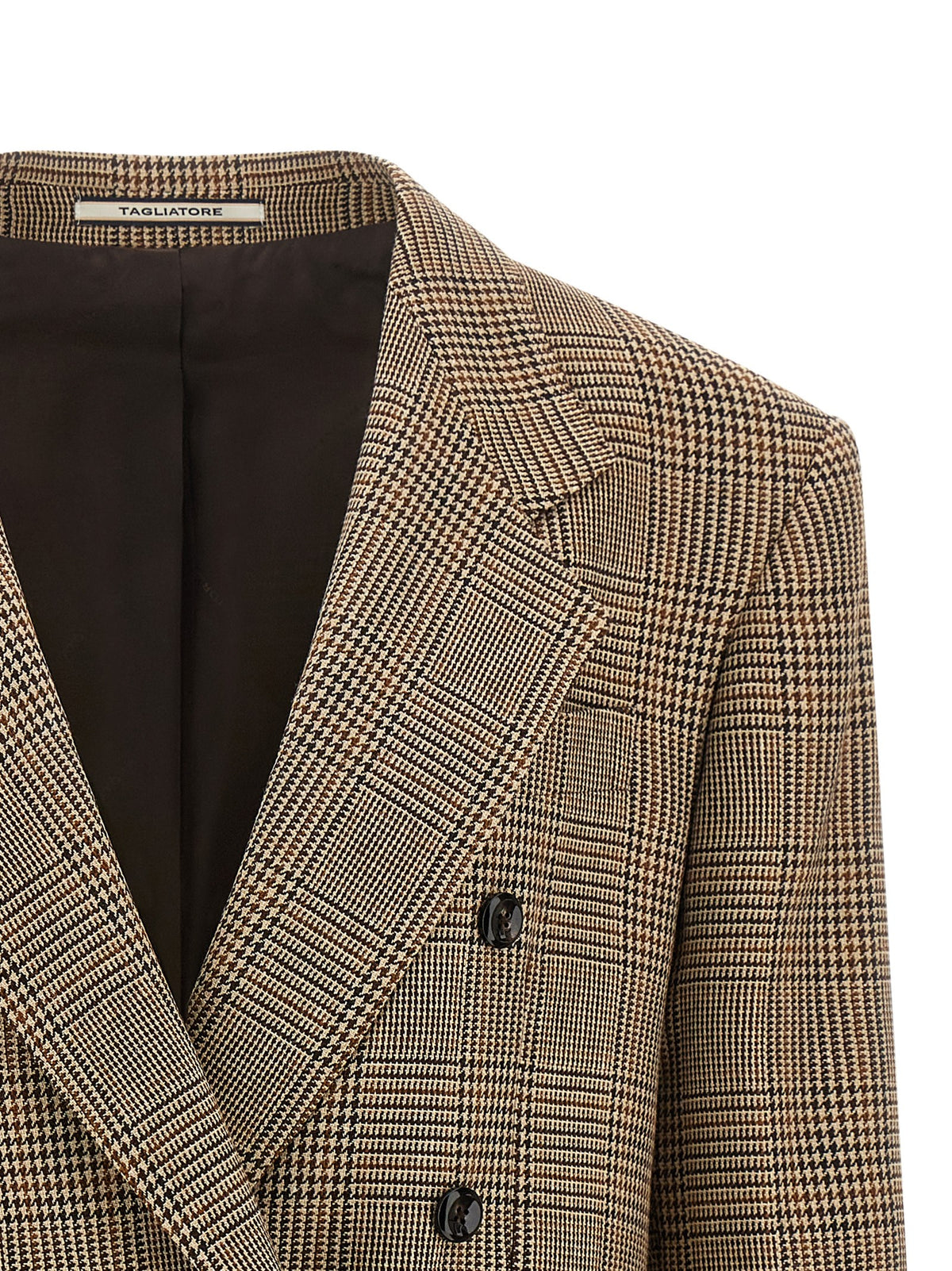 Tagliatore Brown Polyester Blazer