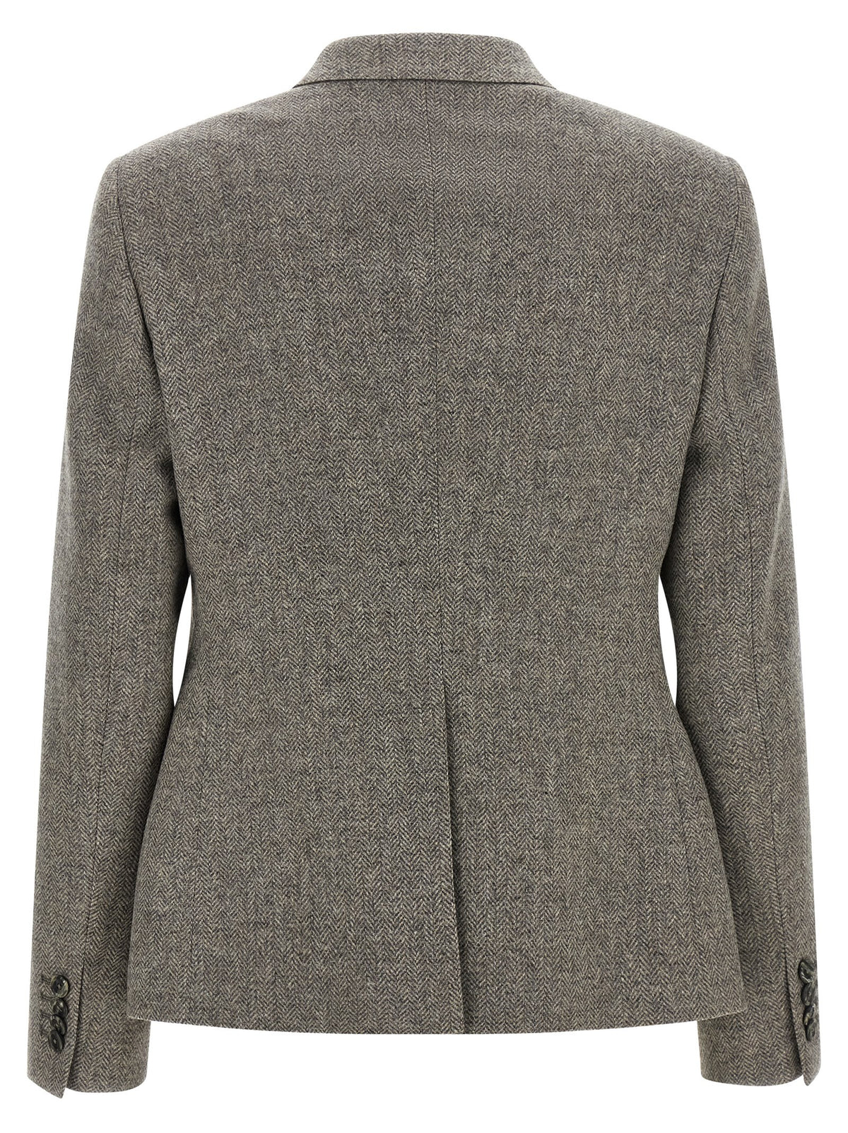 Tagliatore Gray Virgin Wool Blazer