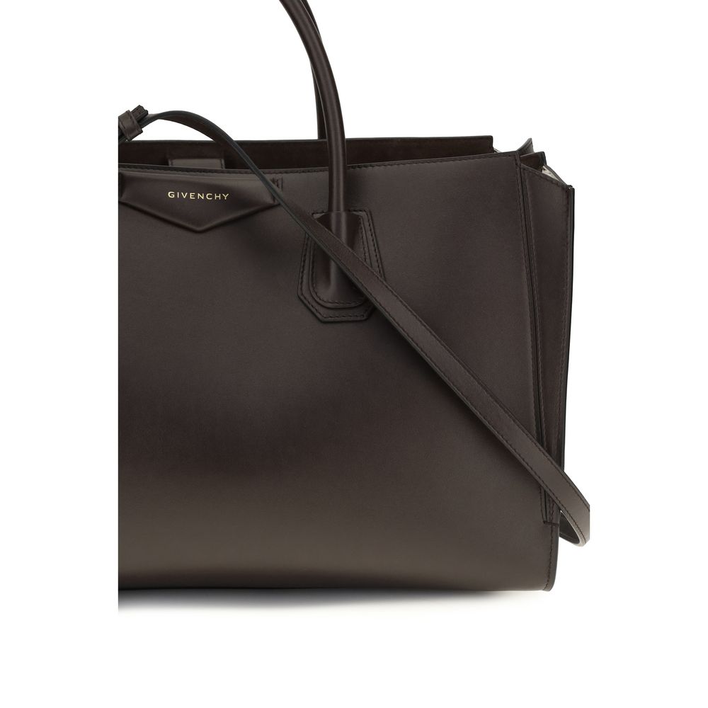 Givenchy Brown Calf Leather Bos Taurus Handbag