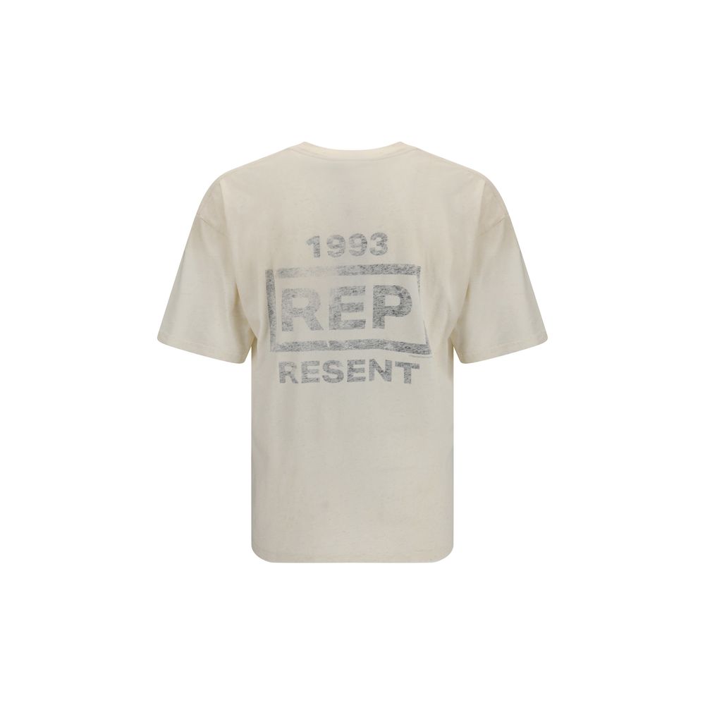 Represent Beige Cotton T-Shirt