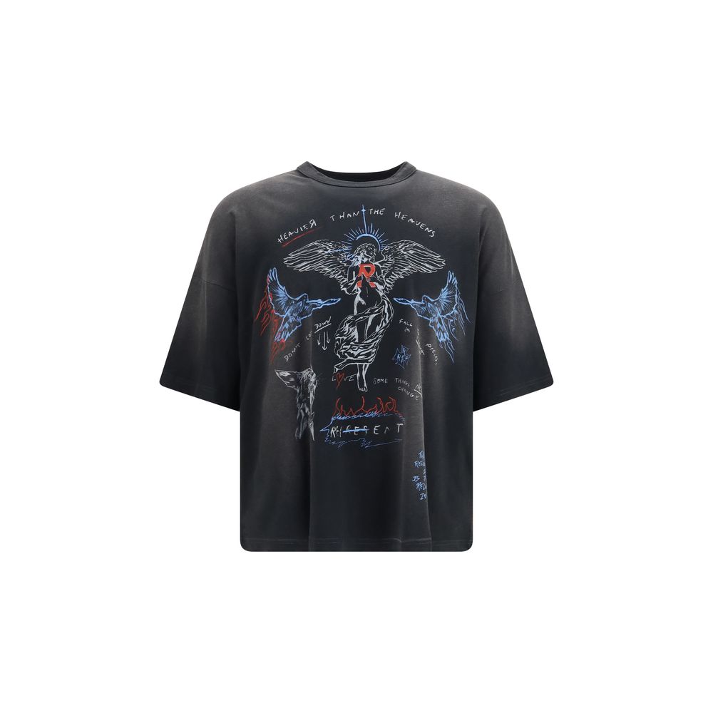 Represent Black Cotton Long Sleeve T-Shirt