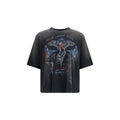Represent Black Cotton Long Sleeve T-Shirt
