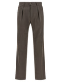 Incotex Brown Polyester Dress Pants