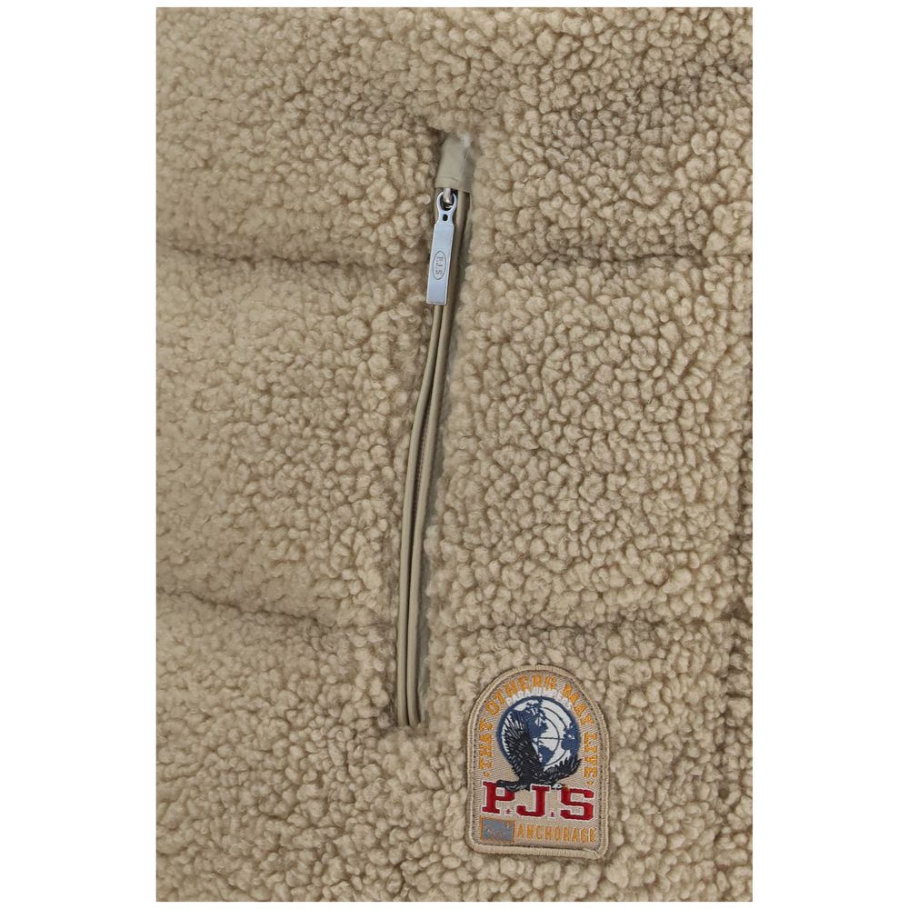 Parajumpers Beige Goose Down Sleeveless Jacket