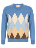 Ballantyne Blue Cashmere Cardigan