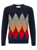 Ballantyne Blue Cashmere Cardigan