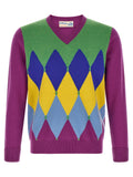 Ballantyne Purple Cashmere Cardigan