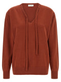 Dries Van Noten Red Cashmere Cardigan