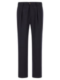 Incotex Blue Polyester Dress Pants