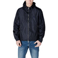 Armani Exchange Blue Polyamide Shell Jacket