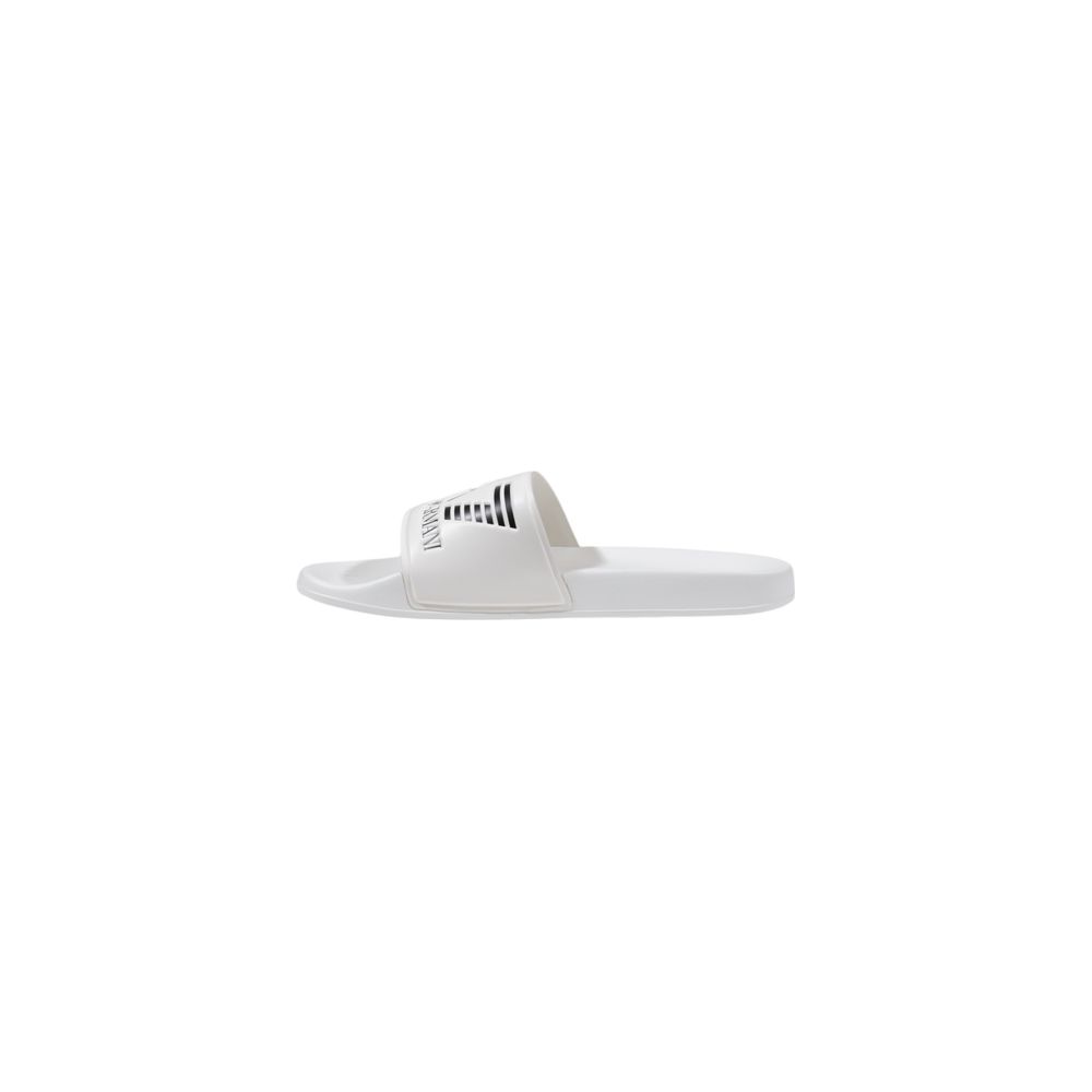 EA7 Emporio Armani White Pvc Slippers