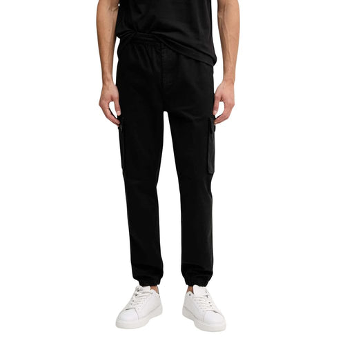 Calvin Klein Jeans Black Cotton Cargo Pants
