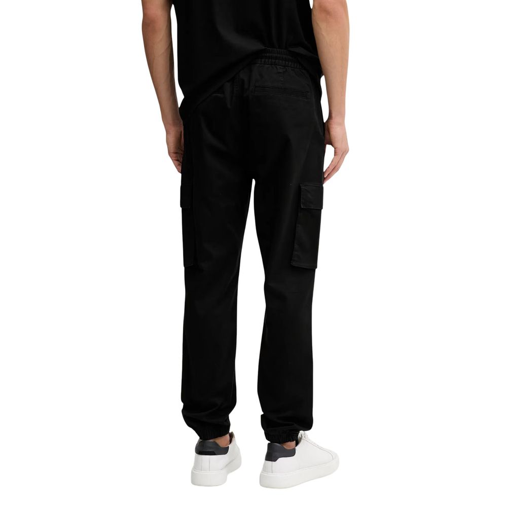 Calvin Klein Jeans Black Cotton Cargo Pants