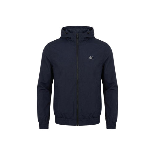 Calvin Klein Jeans Blue Recycled Polyester Full-Length Jacket