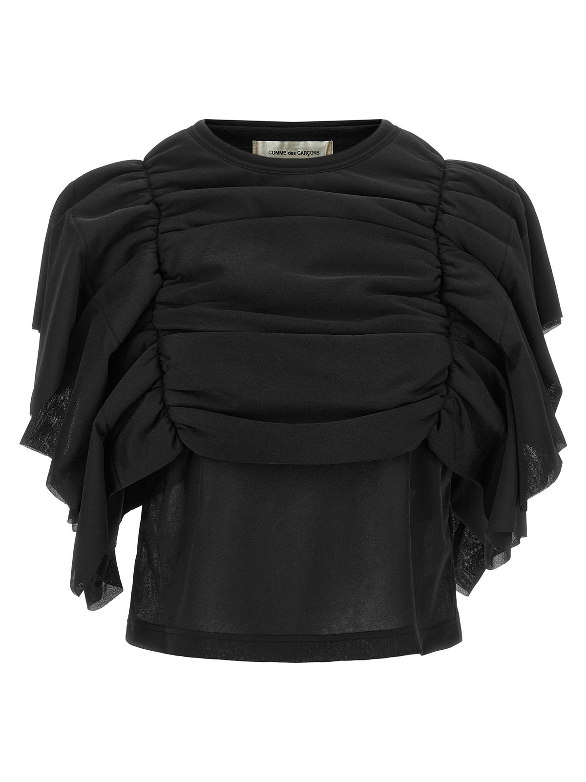 Comme Des Garçons Black Polyester Shirt