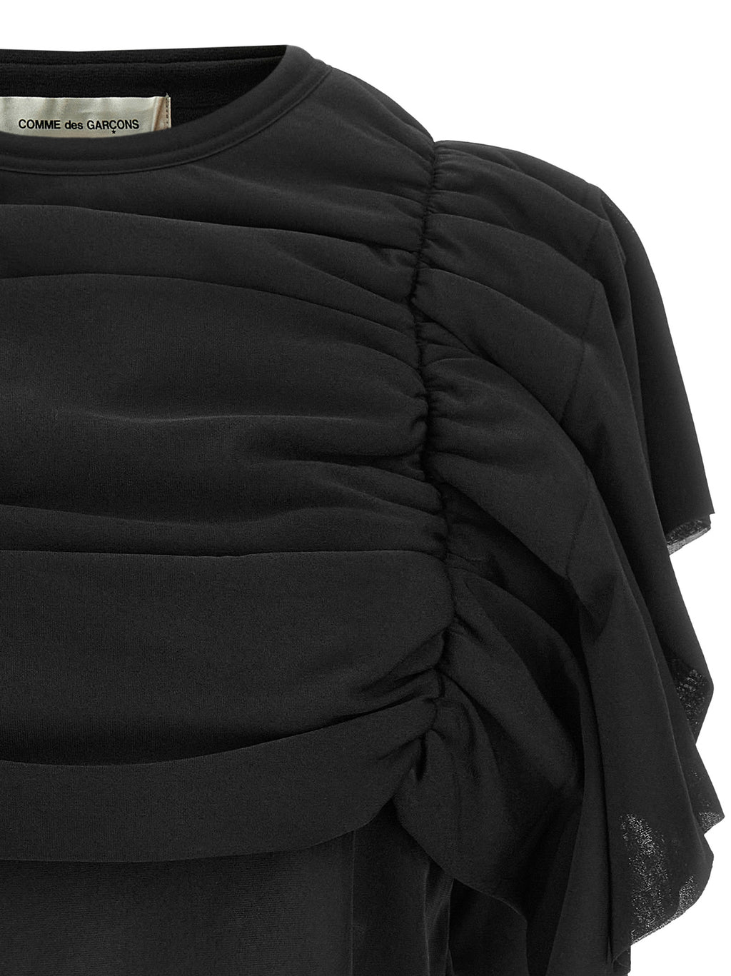 Comme Des Garçons Black Polyester Shirt