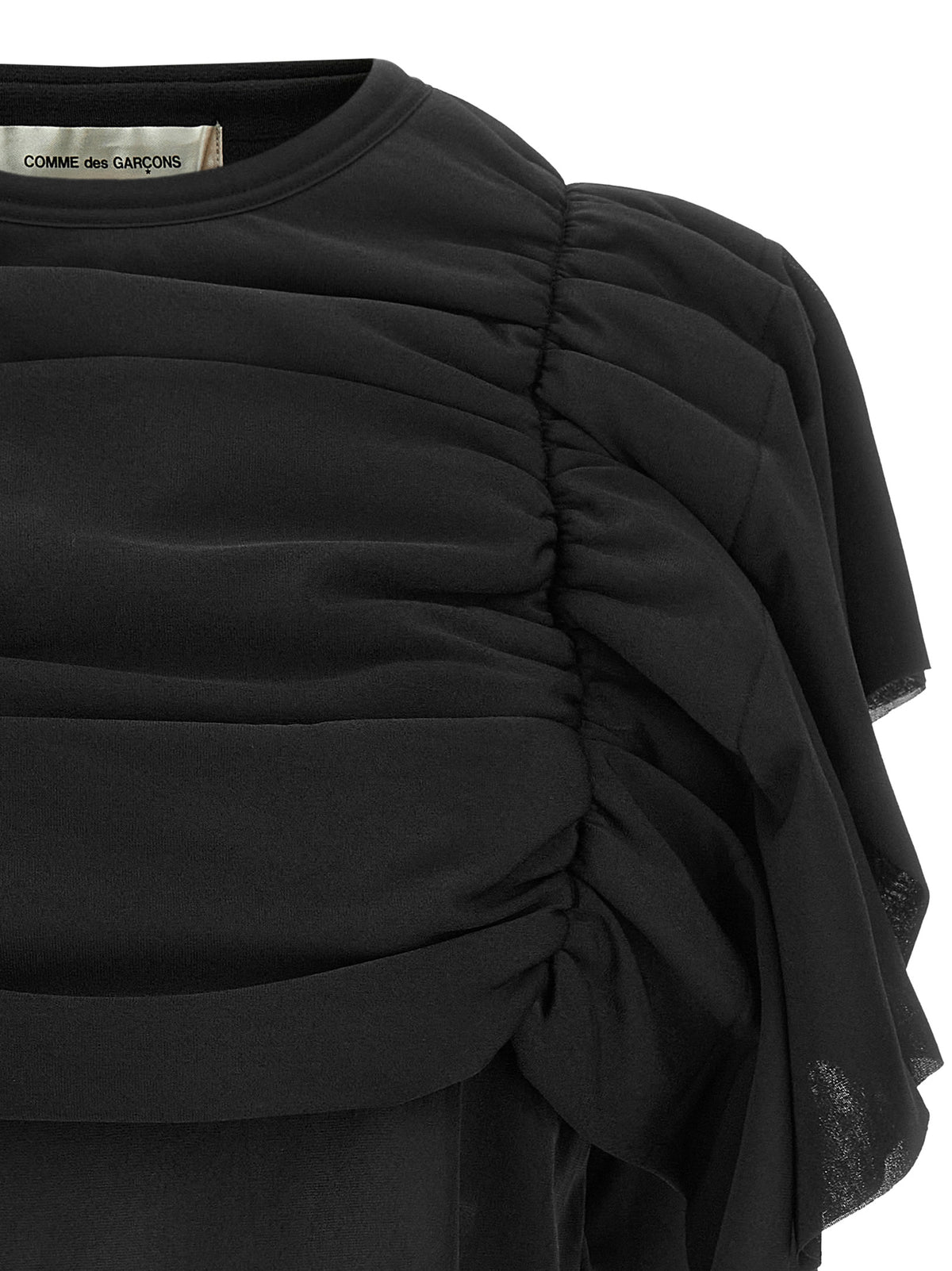 Comme Des Garçons Black Polyester Shirt