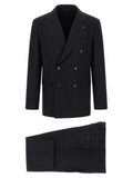 Lardini Blue Virgin Wool Two-Piece Suit