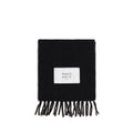 Maison Kitsuné Black Polyamide Scarf