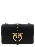PINKO Black Calfskin Crossbody Bag