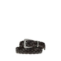 Brunello Cucinelli Brown Calf Leather Bos Taurus Belt