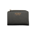 Guess Jeans Black Polyurethane Womens Wallet