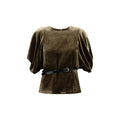P.A.R.O.S.H. Brown Viscose Blouse