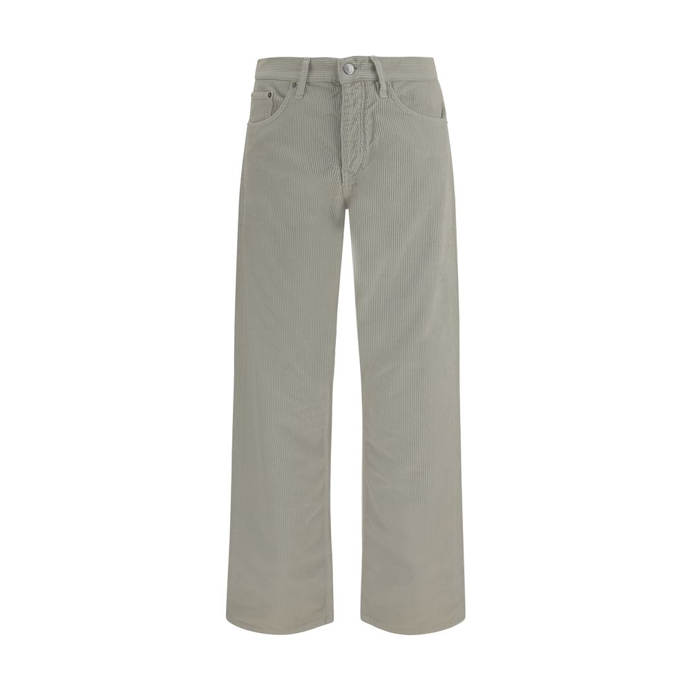 Sunflower Gray Cotton Casual Pants