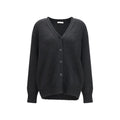 The Row Gray Cashmere Cardigan