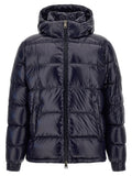 Herno Blue Polyamide Full-Length Jacket