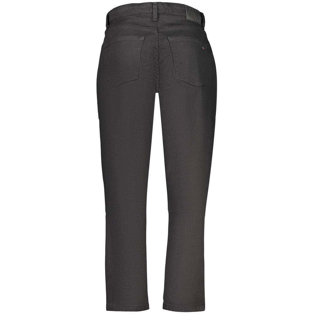 Tommy Hilfiger Black Cotton Women Jeans
