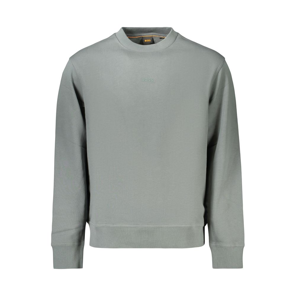 Hugo Boss Verde Cotton Men's Sweatshirt