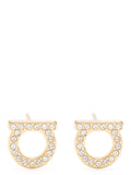 Ferragamo Gold Brass Earrings
