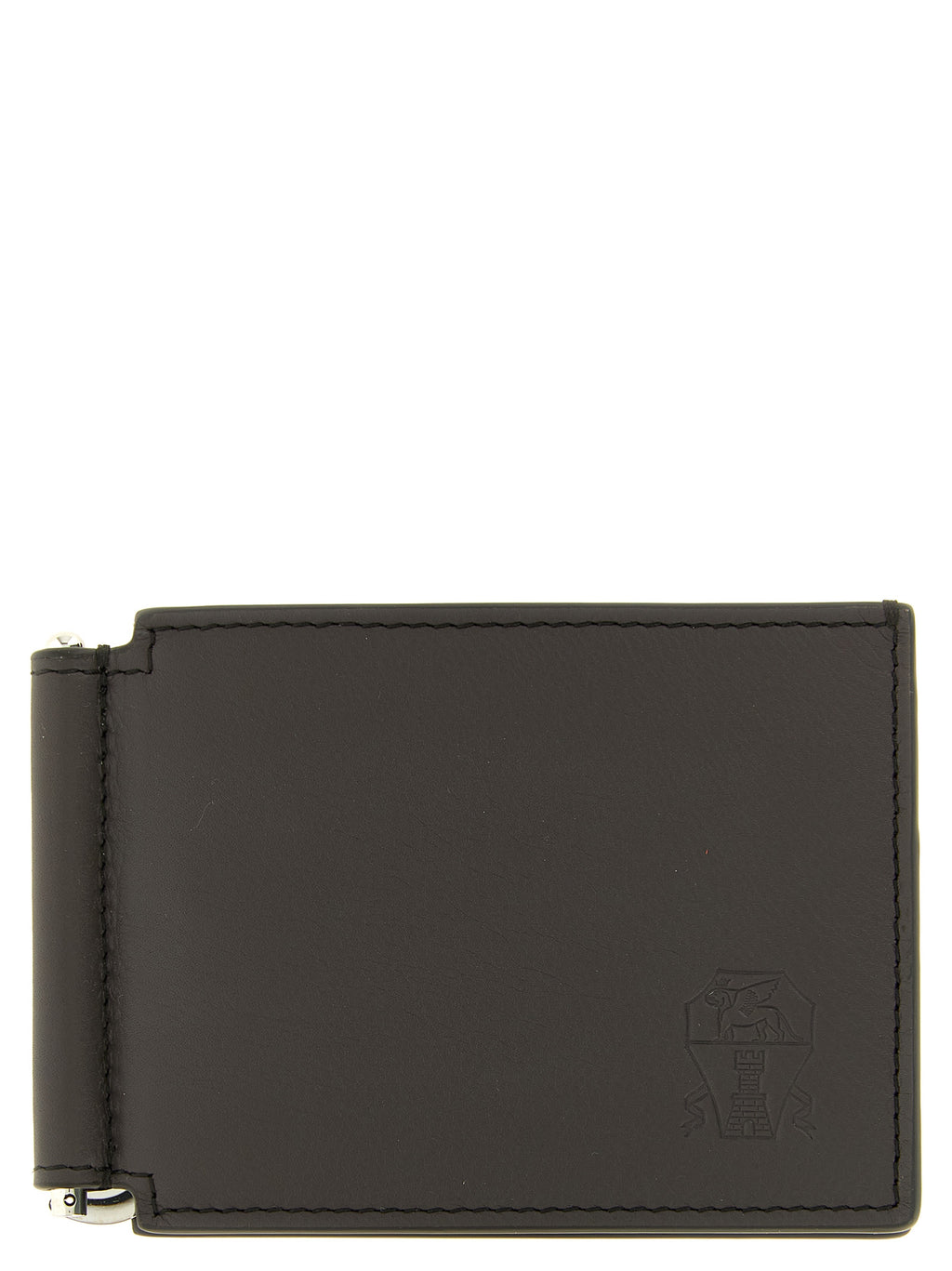 Brunello Cucinelli Brown Calfskin Money Clip