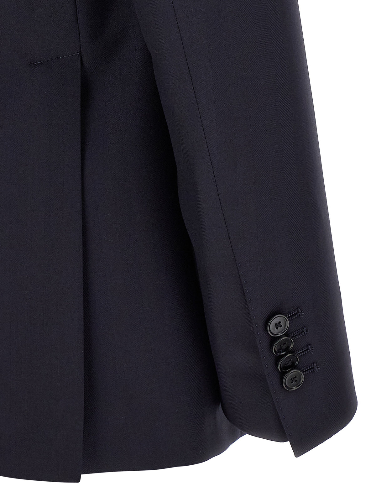 Tagliatore Blue Virgin Wool Two-Piece Suit