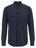 Hugo Boss Blue Cotton Blouse