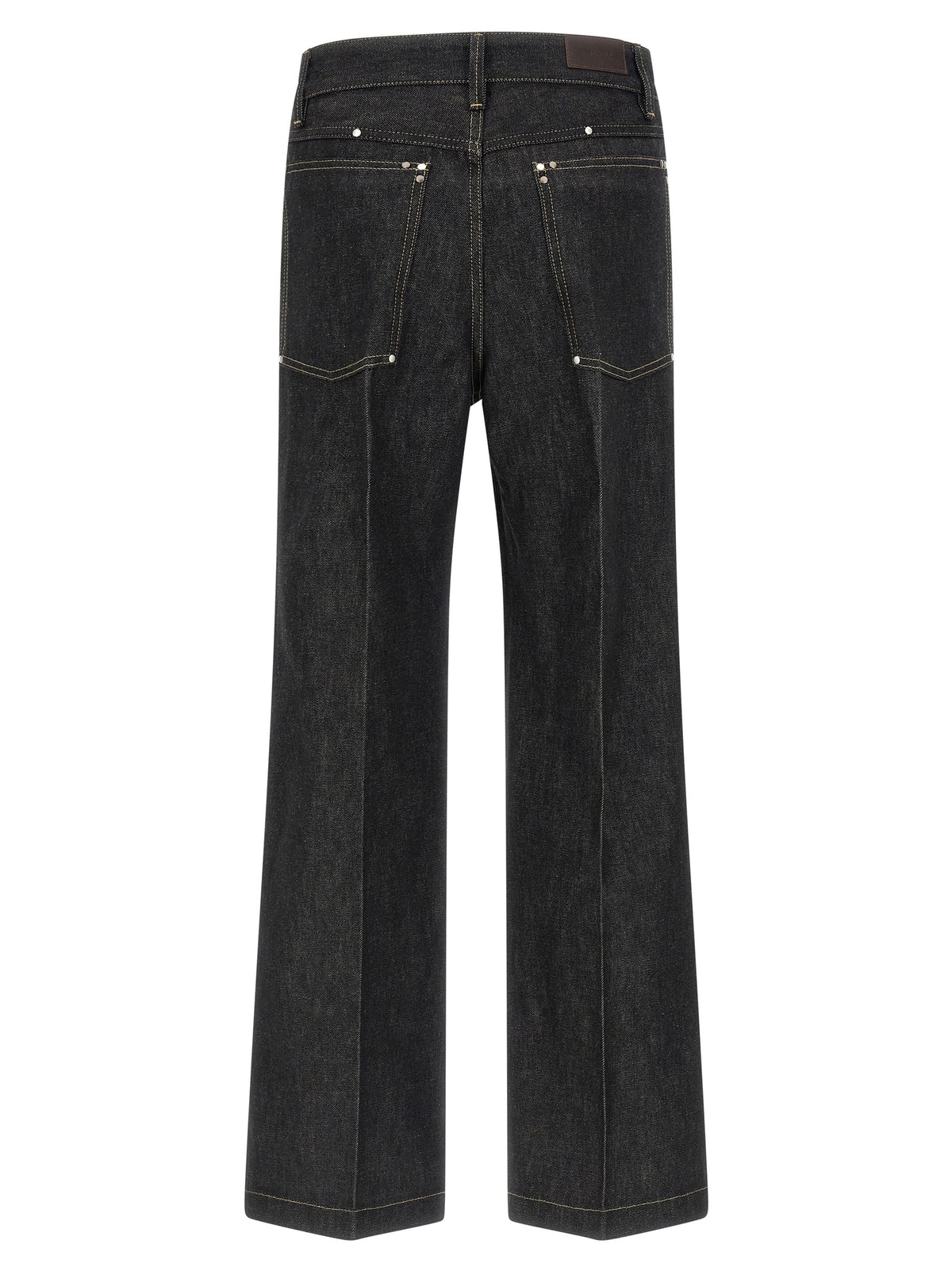 Lemaire Black Cotton Jeans Denim