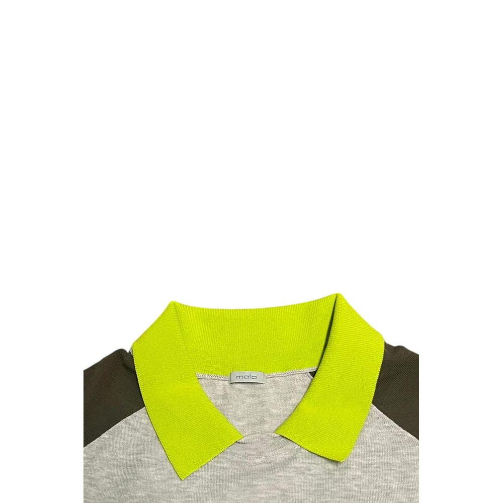 Malo Grey Cotton Men's Sweater