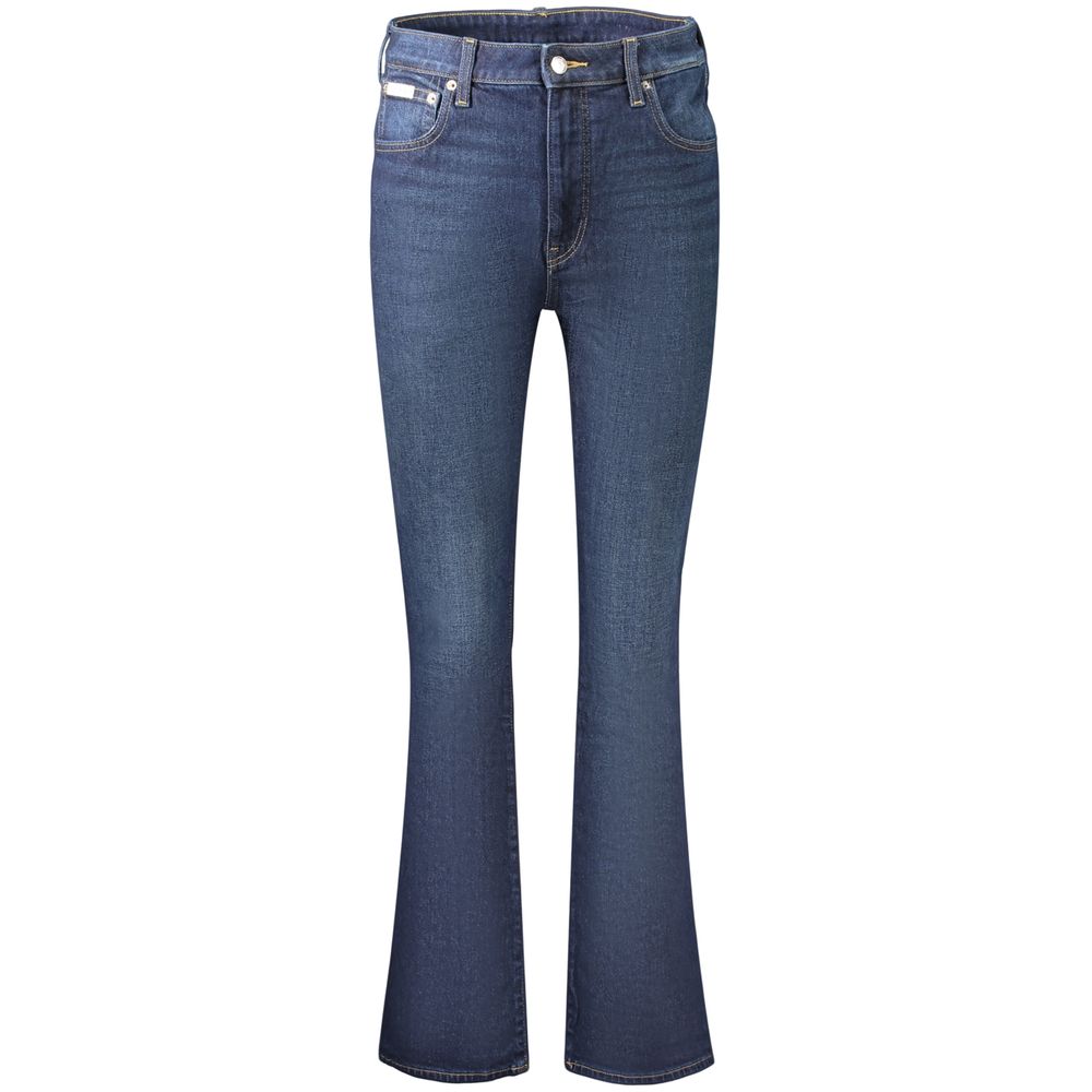 Calvin Klein Blue Cotton Womens Jeans