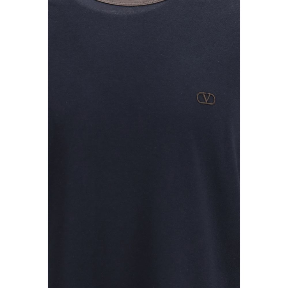 Valentino Garavani Blue Cotton T-Shirt