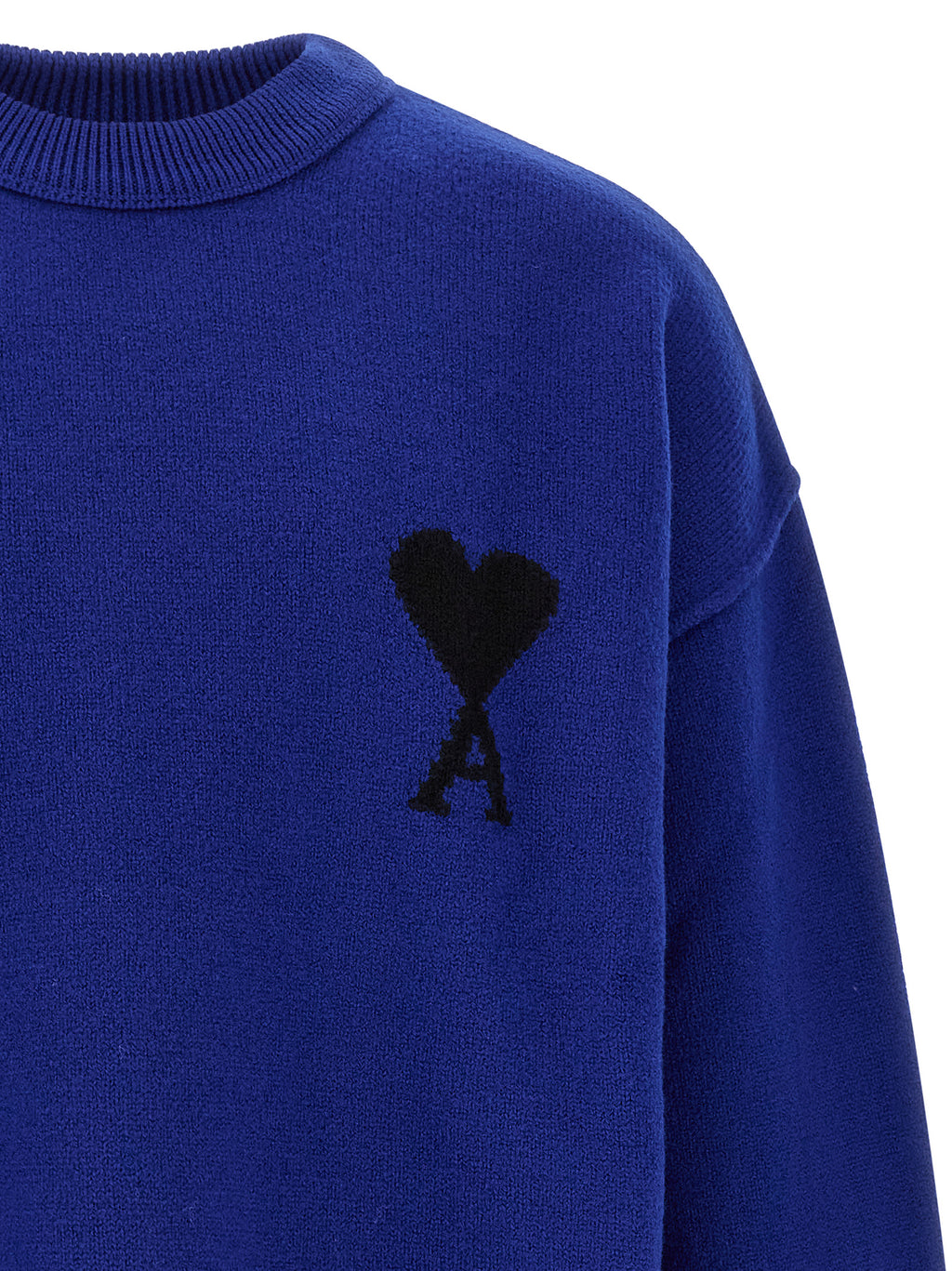 Ami Paris Blue Wool Cardigan